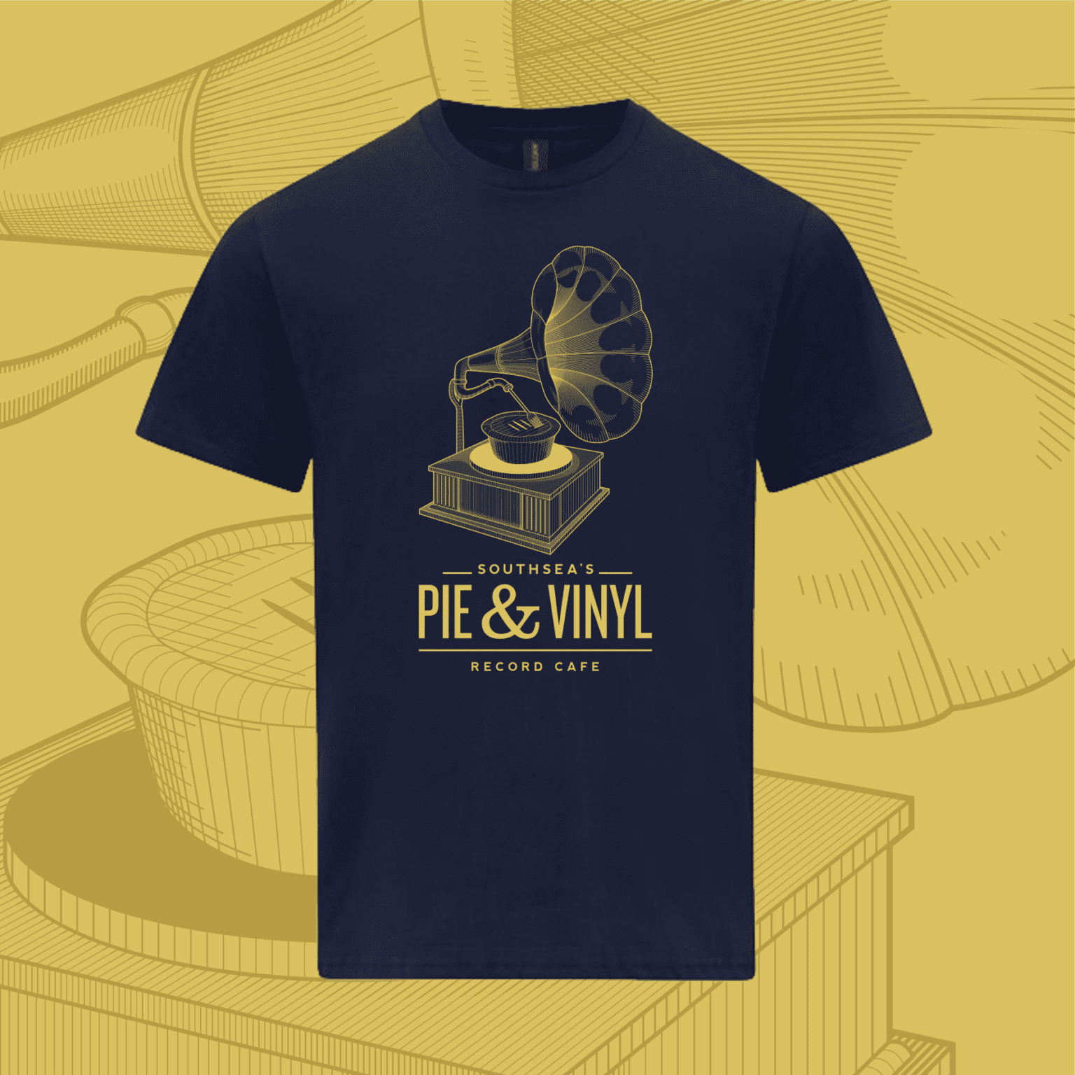 NEW Navy Classic Branding Logo Tee Pie Vinyl new-navy-classic-branding-logo-tee-pie-vinyl