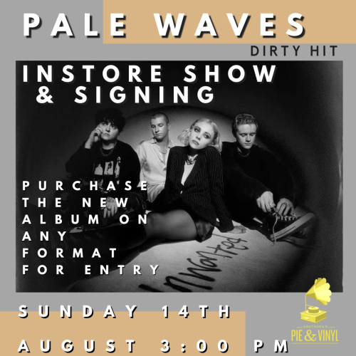 pale waves instore promo